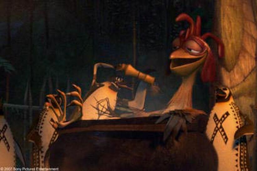 A scene from "Surf's Up."