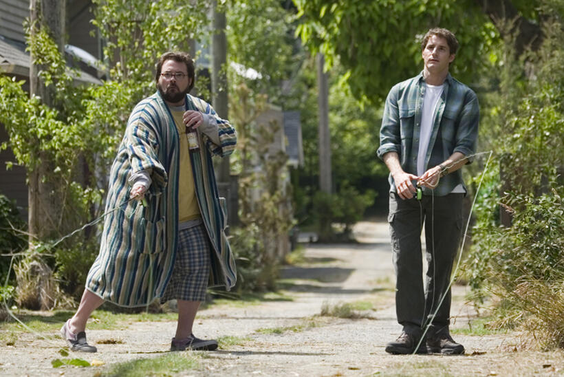 Kevin Smith and Sam Jaeger in "Catch and Release."