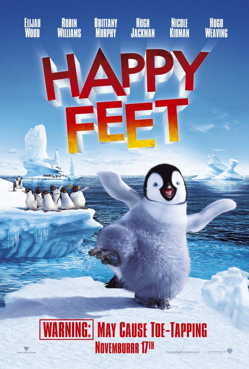 Poster art for "Happy Feet."