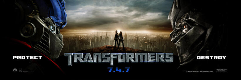 Poster art for "Transformers."