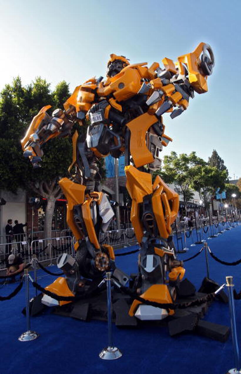 At the "Transformers" premiere.