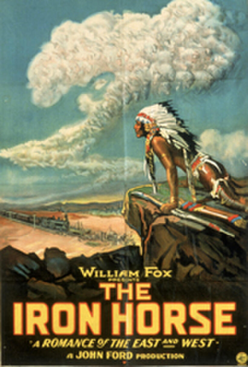 Poster art for "The Iron Horse."
