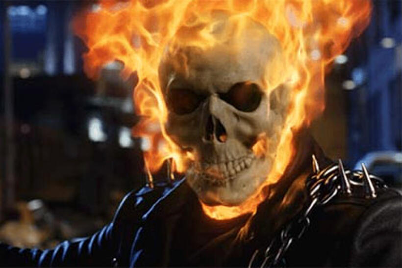 Nicolas Cage as 'Johnny Blaze' in "Ghost Rider."