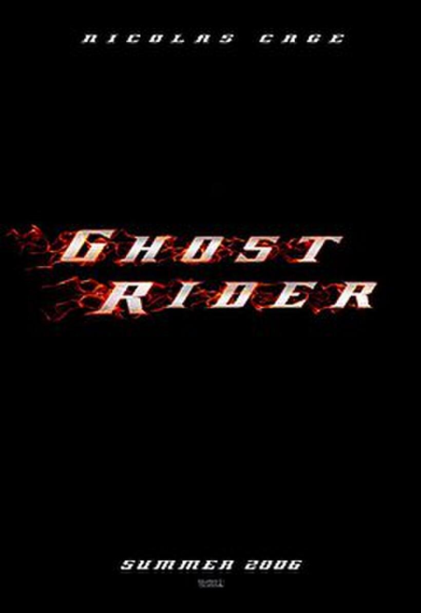 Poster art for "Ghost Rider."