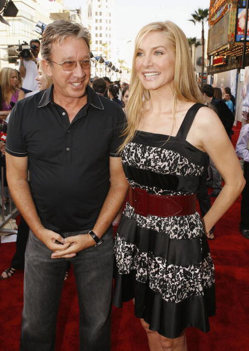 Tim Allen and Beverly Mitchell at the Los Angeles premiere of "The Santa Clause 3: The Escape Clause" 