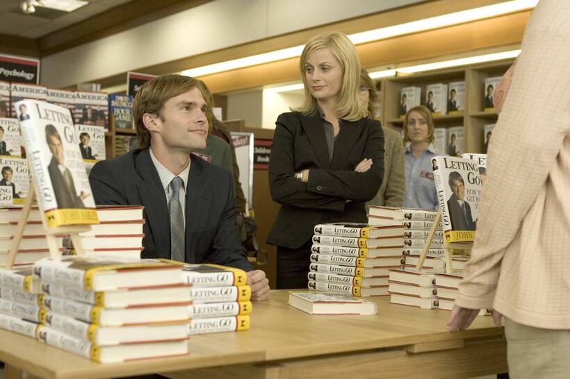 Seann William Scott and Amy Poehler  in "Mr. Woodcock."