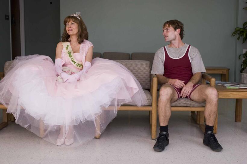 Seann William Scott and Susan Sarandon in "Mr. Woodcock."