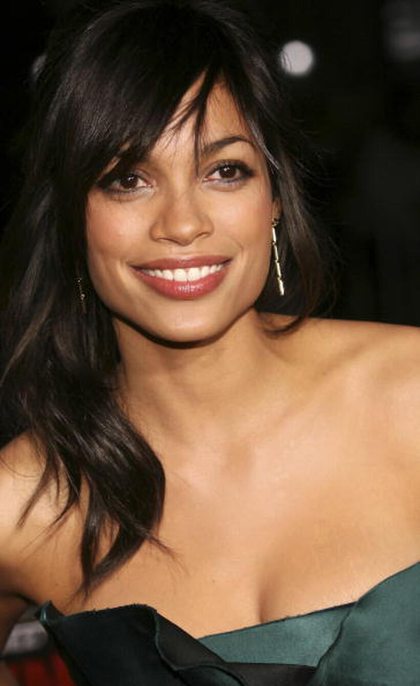 Actress Rosario Dawson at the L.A. premiere of "Grindhouse."