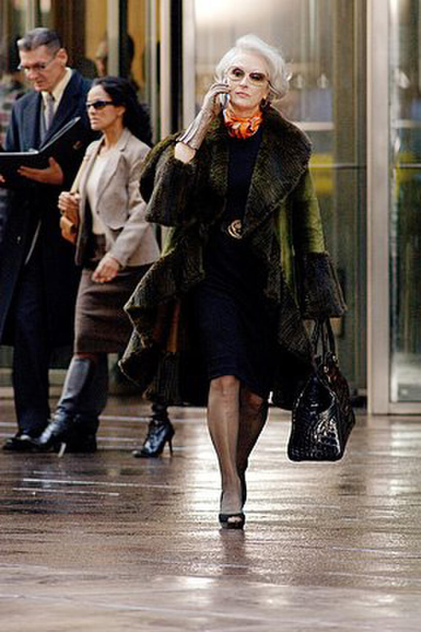 Miranda Priestly (Meryl Streep) the editor of Runway magazine is always in command in "The Devil Wears Prada."