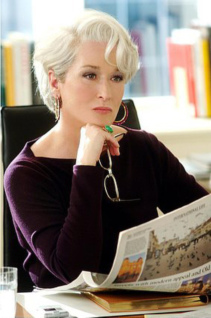 Meryl Streep stars as Miranda Priestly, the editor of Runway magazine in "The Devil Wears Prada."
