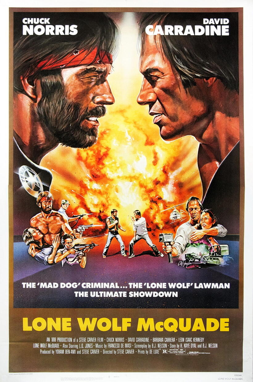 Poster art for "Lone Wolf McQuade"