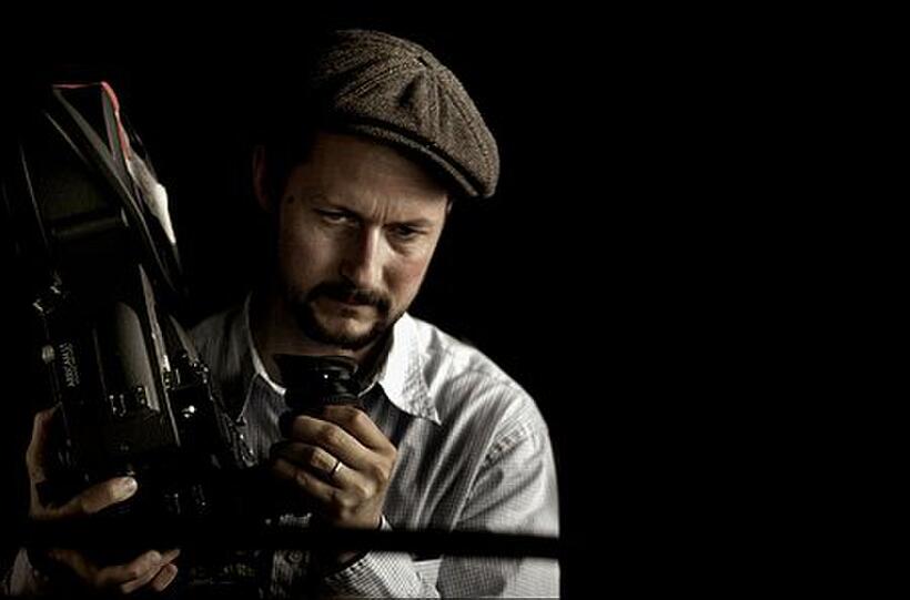 Director Todd Field on the set of "Little Children."