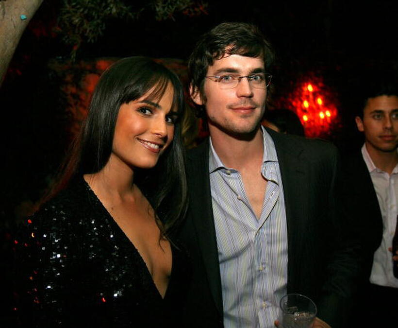 Jordana Brewster and Matthew Bomer at the Los Angeles premiere of "Texas Chainsaw Massacre: The Beginning"