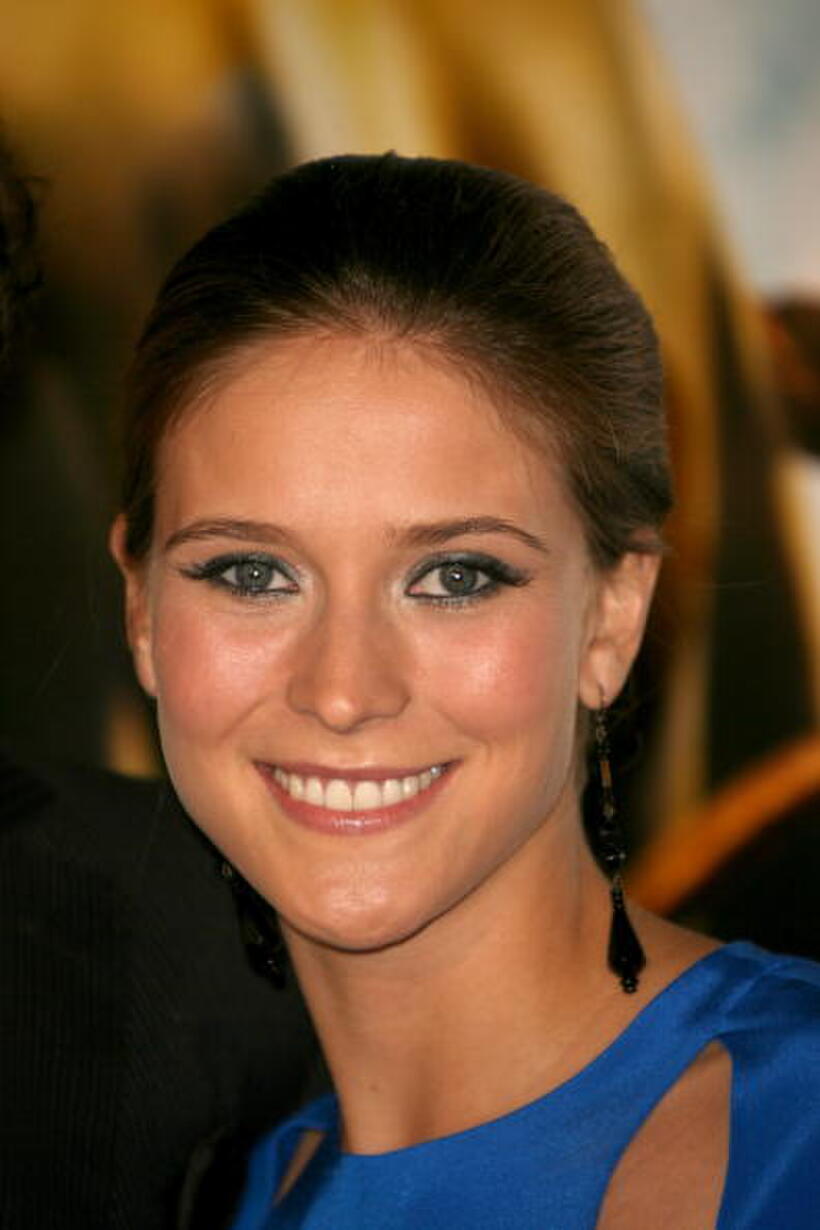 Actress Charlotte Salt at the L.A. premiere of "Beowulf."