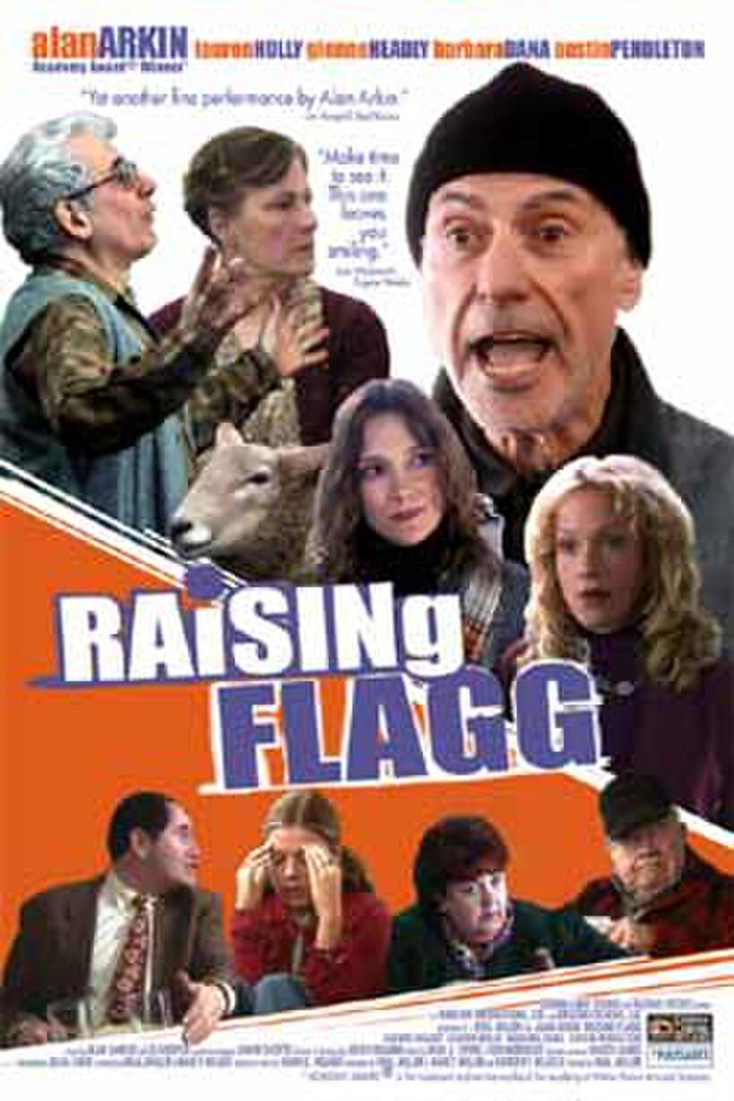 Poster art for "Raising Flagg."