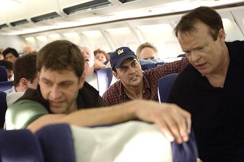 Passengers of United Airlines Flight 93 prepare to fight back against their hijackers in "United 93."