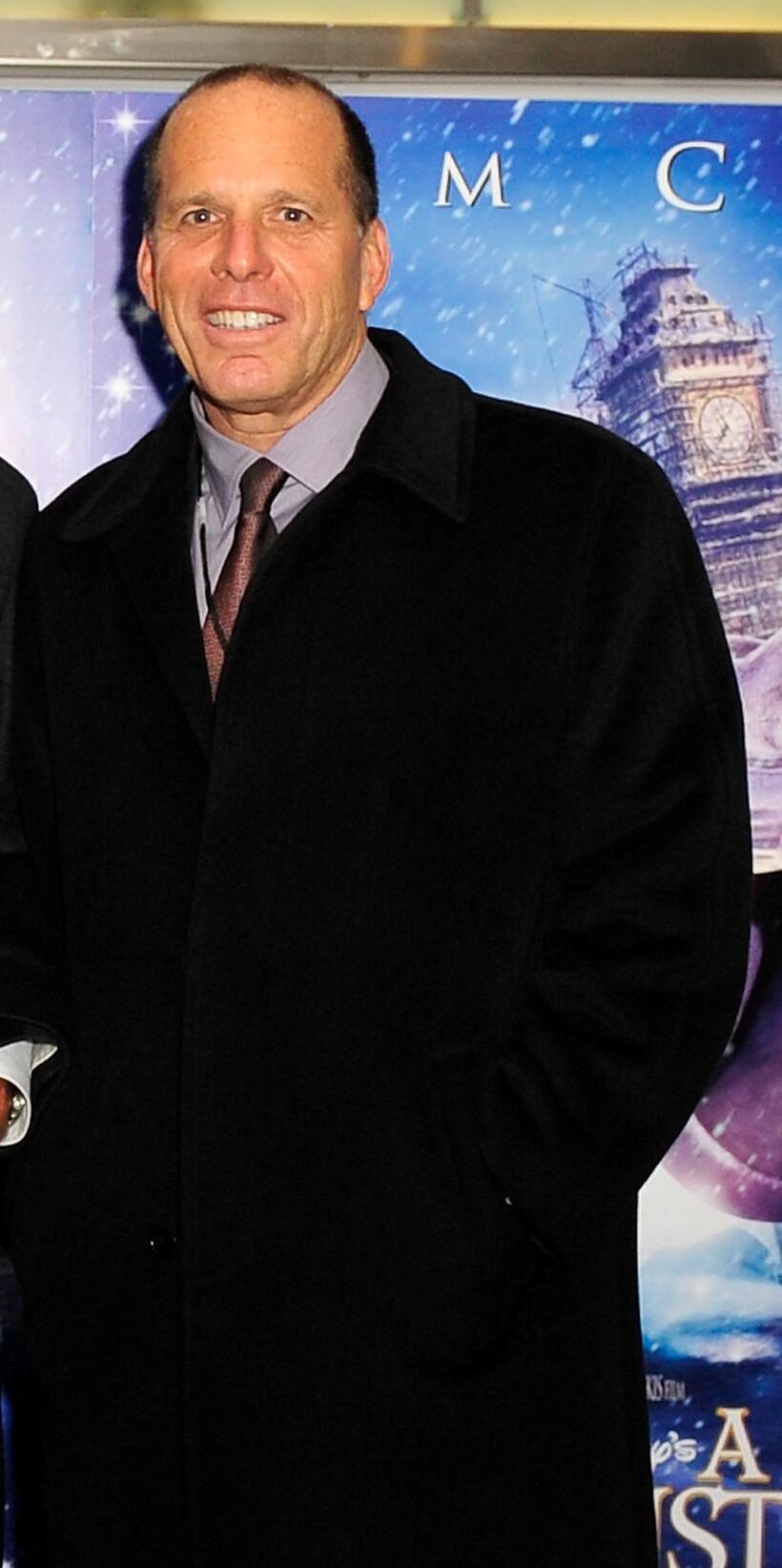 Jack Rapke at the London premiere of "Disney's A Christmas Carol."
