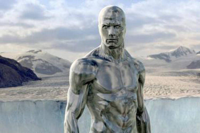 Doug Jones as the Silver Surfer in "Fantastic Four: Rise of the Silver Surfer."