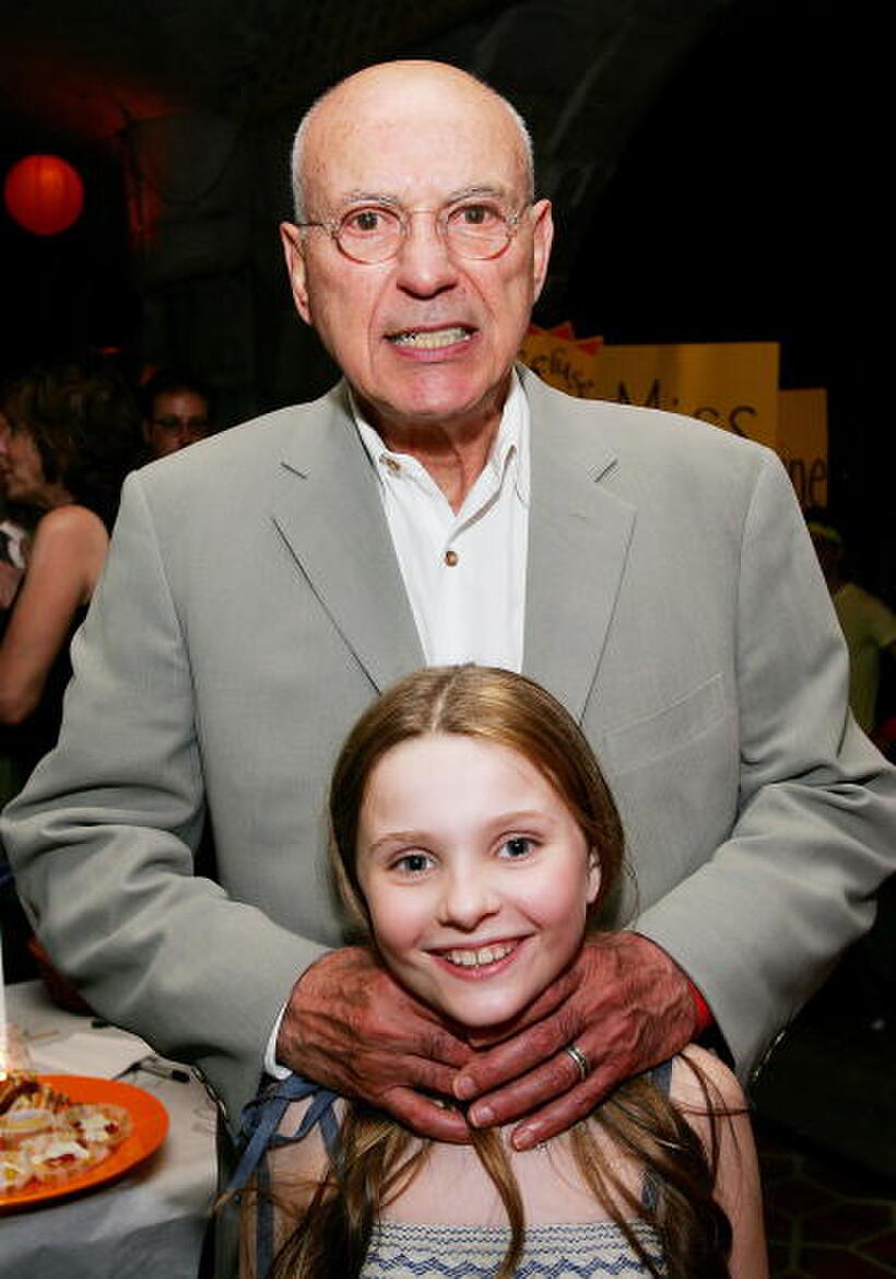Alan Arkin and Abigail Breslin at the after party of the "Little Miss Sunshine" premiere in N.Y.