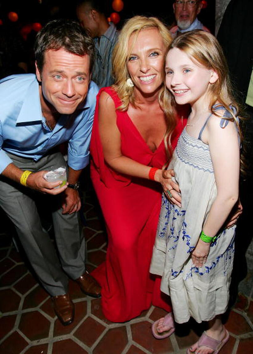 Greg Kinnear, Toni Collette and Abigail Breslin at the after party of the "Little Miss Sunshine" premiere in N.Y.