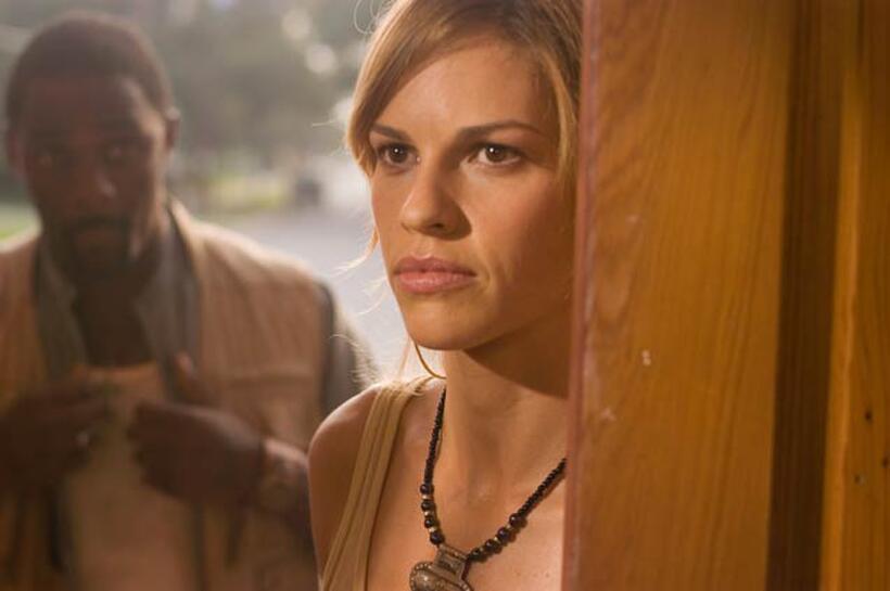 Idris Elba as Ben and Hilary Swank as Katherine in "The Reaping."