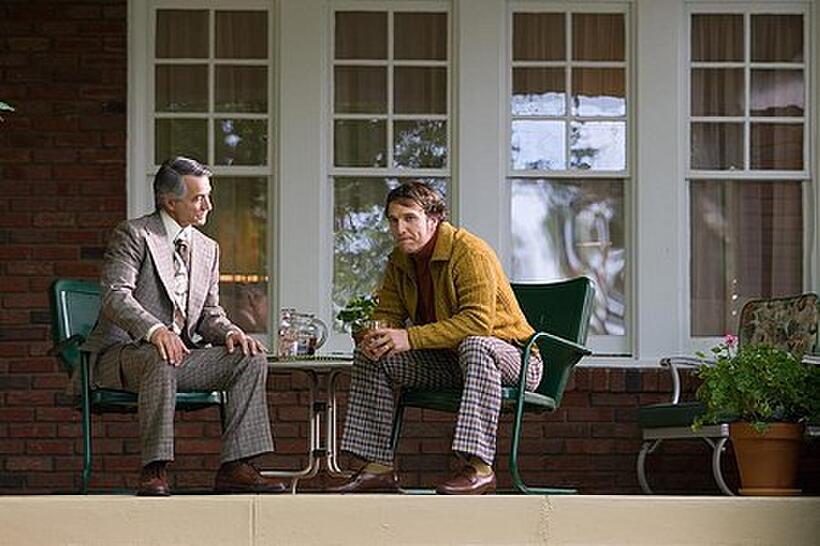 David Strathairn and Matthew McConaughey in "We Are Marshall."