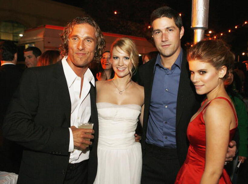 "We Are Marshall" stars Matthew McConaughey, January Jones, Matthew Fox and Kate Mara at the afterparty for the film's Hollywood premiere.