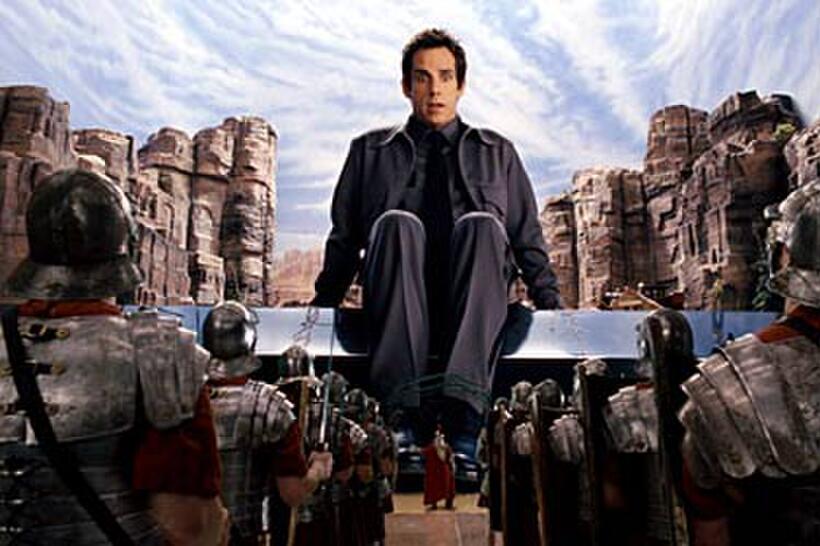 Ben Stiller meets the little people in "Night at the Museum."