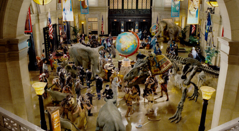 The displays come to life in "Night at the Museum."