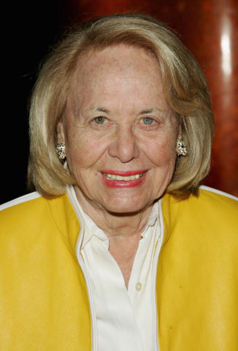 Gossip columnist Liz Smith at the N.Y. premiere of "Night at the Museum."