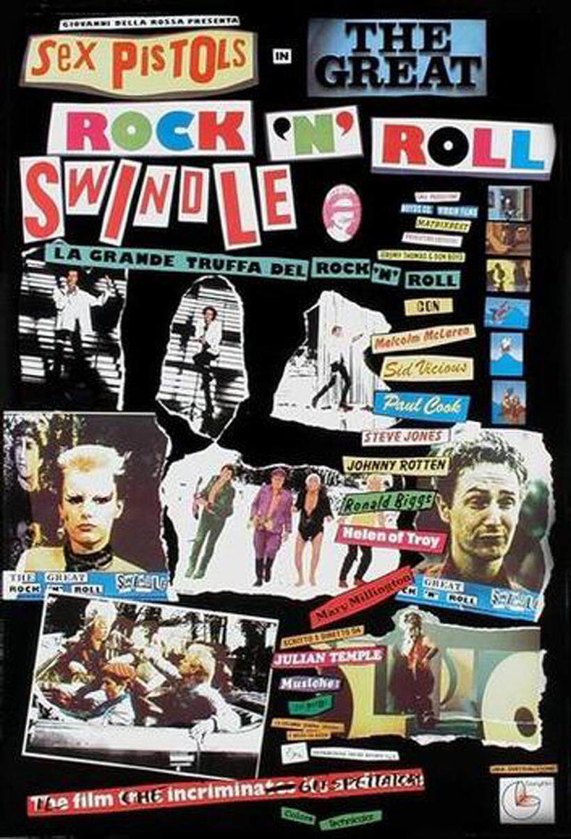 Poster art for "The Great Rock 'n' Roll Swindle."