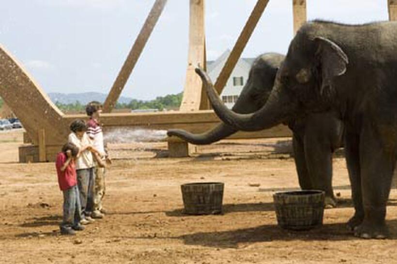 Jimmy Bennett, Graham Phillips and Johnny Simmons in "Evan Almighty."