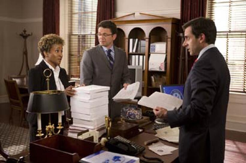 Wanda Sykes, John Michael Higgins and Steve Carell in "Evan Almighty."