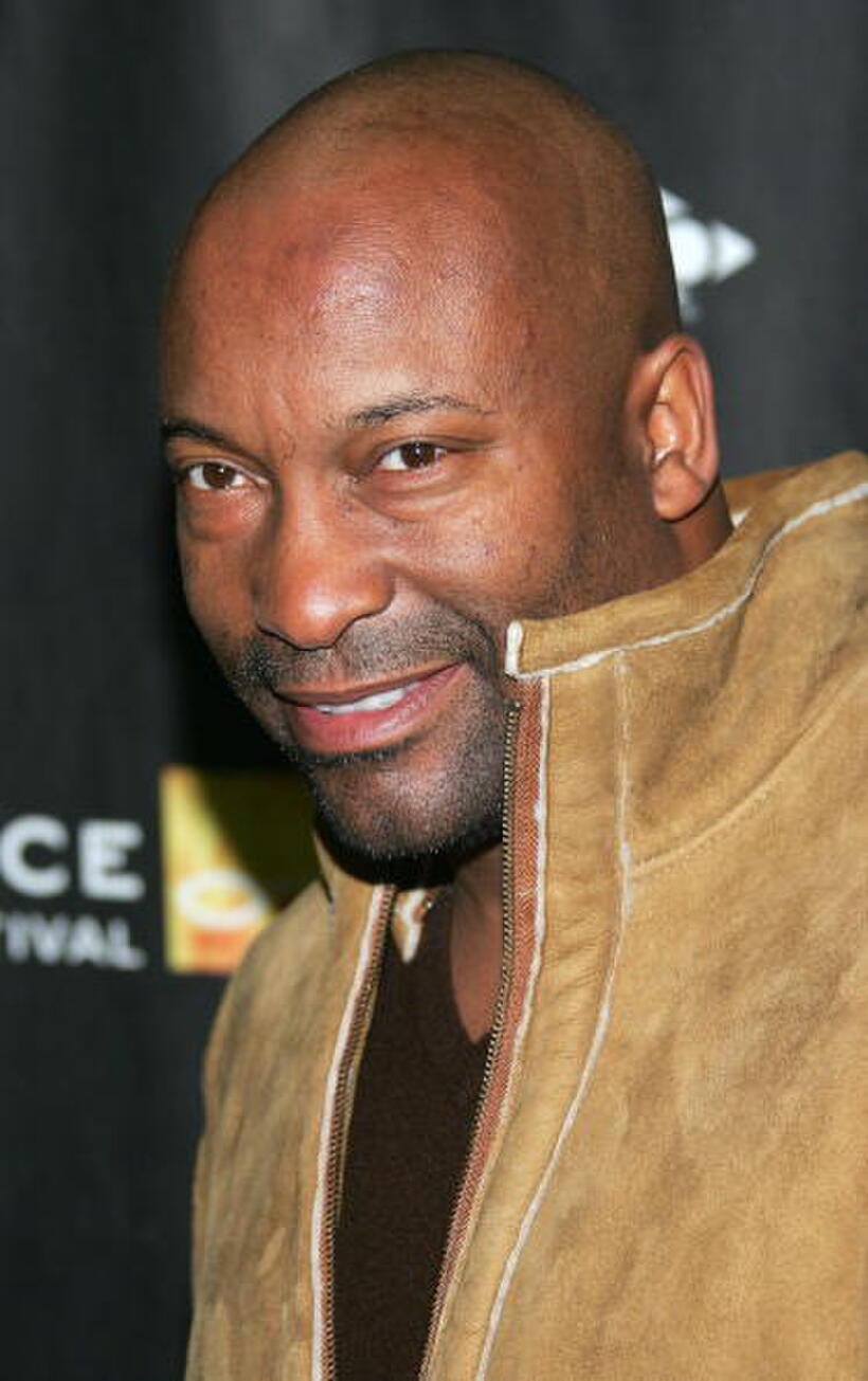 John Singleton at the Sundance Film Festival premiere of "Black Snake Moan."  