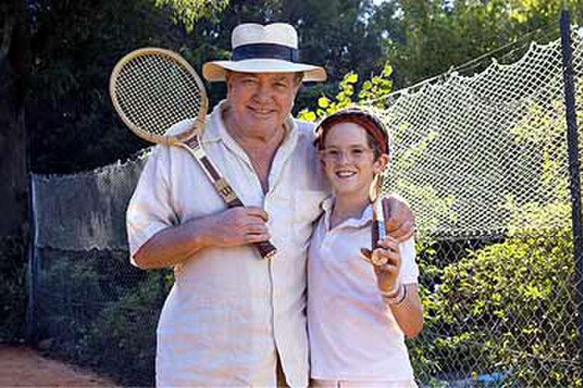Albert Finney and Freddie Highmore in "A Good Year."