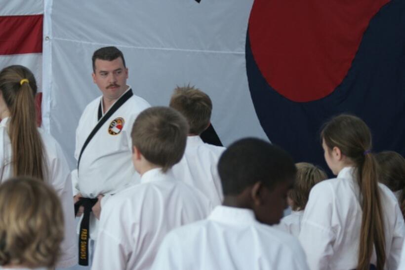 Danny McBride as Fred Simmons in "The Foot Fist Way."