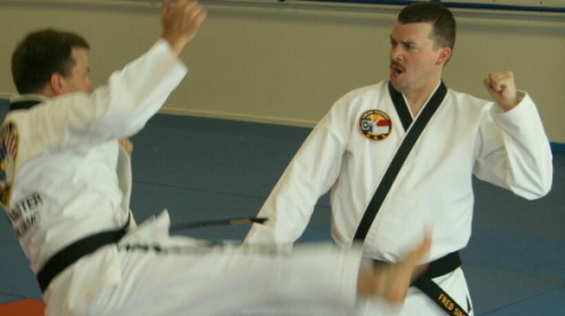 Danny McBride as Fred Simmons in "The Foot Fist Way."