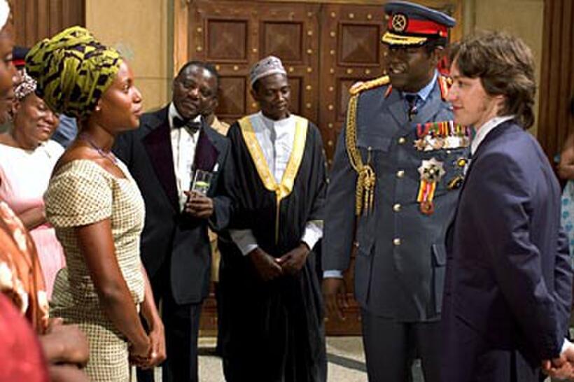 James McAvoy and Kerry Washington in "The Last King of Scotland."