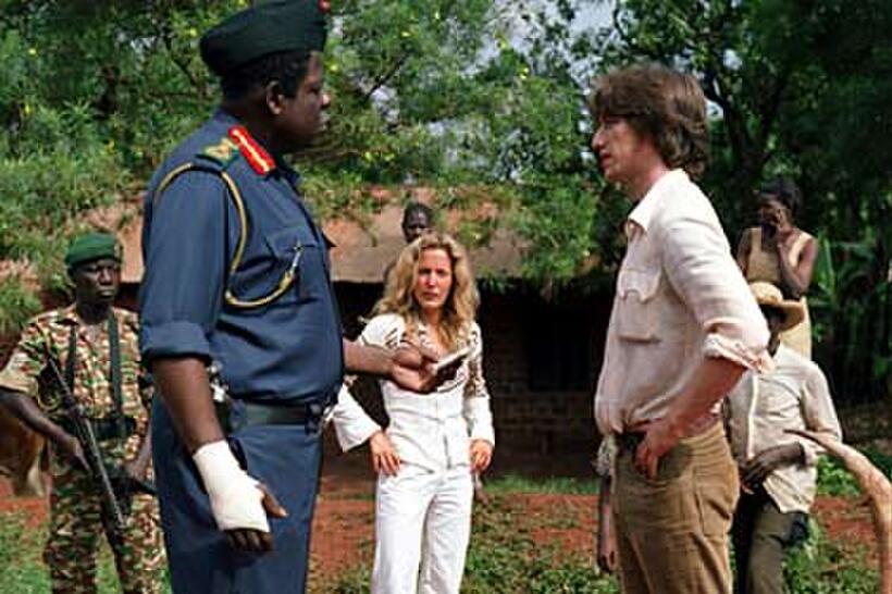 Forest Whitaker, Gillian Anderson and James McAvoy in "The Last King of Scotland."