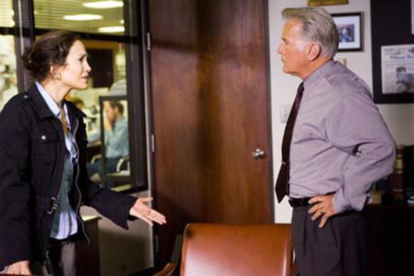 Jennifer Lopez and Martin Sheen in "Bordertown."