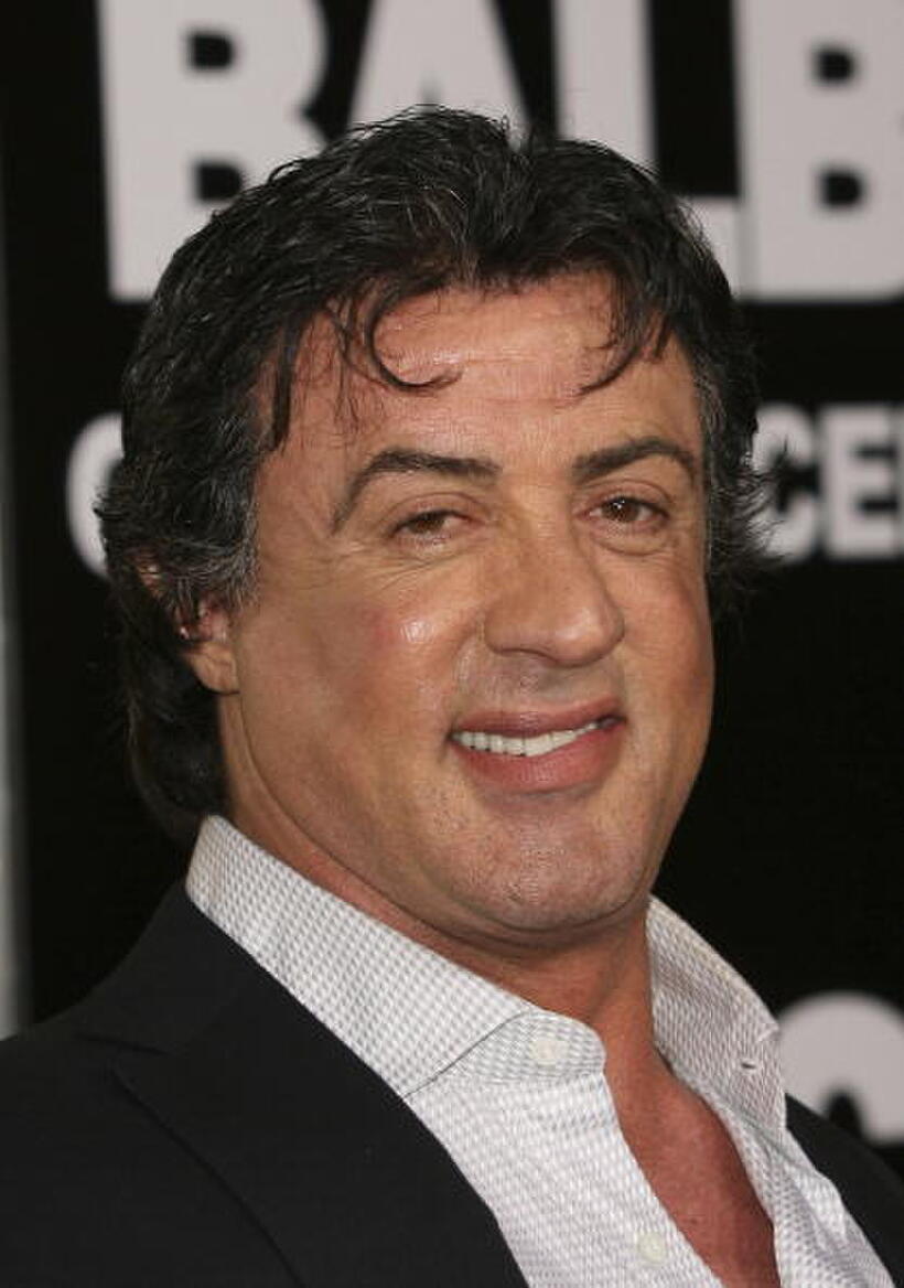 "Rocky Balboa" star Sylvester Stallone at the premiere in Hollywood.