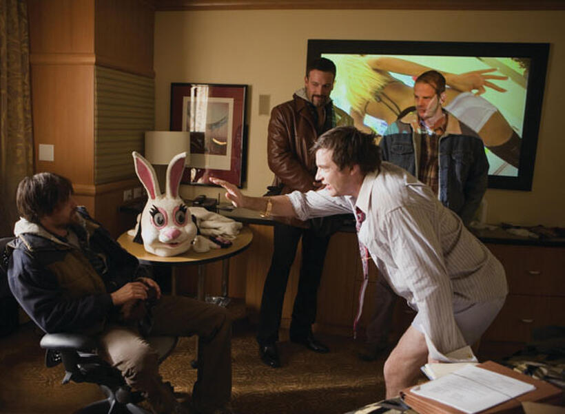 Martin Henderson, Ben Affleck, Jason Bateman and Peter Berg in "Smokin' Aces."