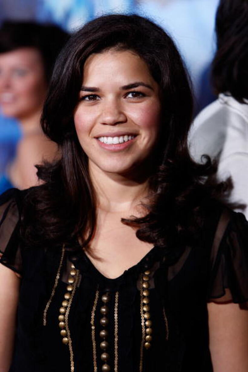 Actress America Ferrera at the L.A. premiere of "Enchanted."