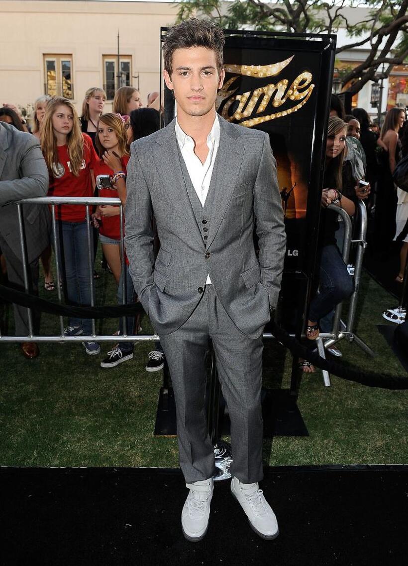 Asher Book at the California premiere of "Fame."