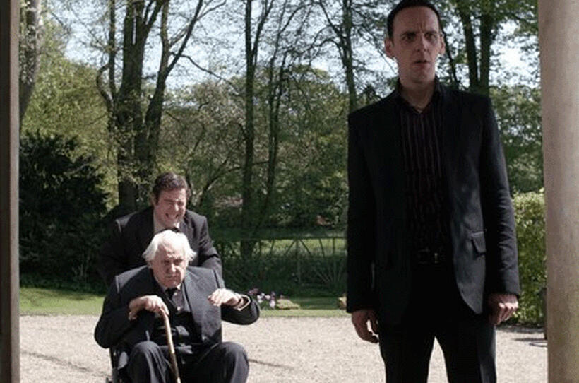 A scene from "Death at a Funeral."
