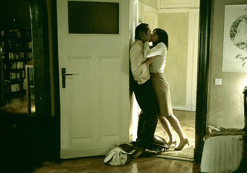 Sebastian Koch as Georg Dreyman and Martina Gedeck as Christa-Sieland in "The Lives of Others."