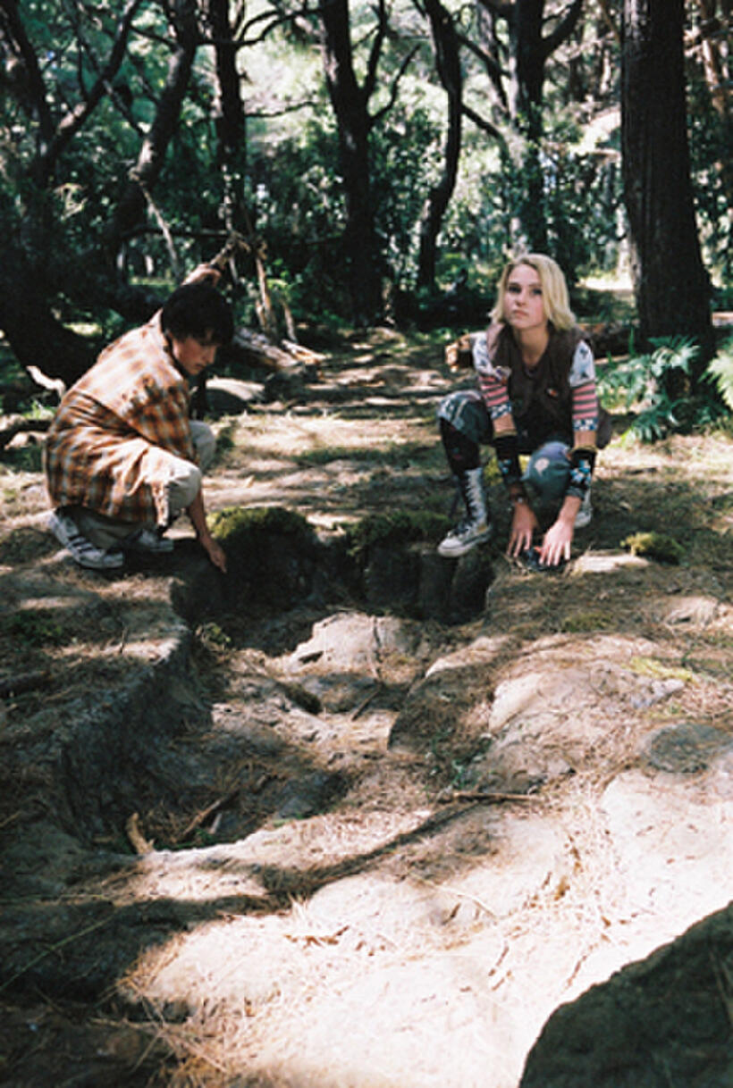 AnnaSophia Robb and Josh Hutcherson in "Bridge to Terabithia."