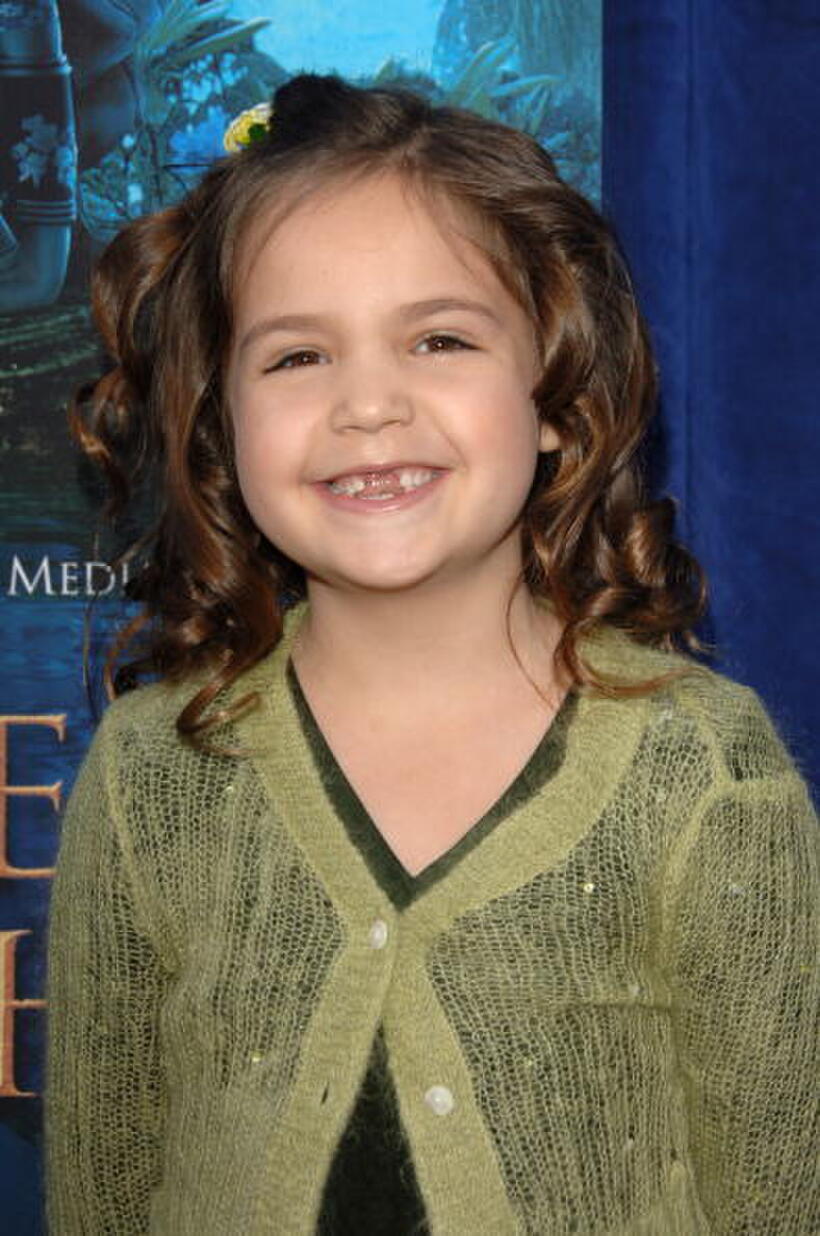 Actress Bailee Madison at the Hollywood premiere of "Bridge to Terabithia."