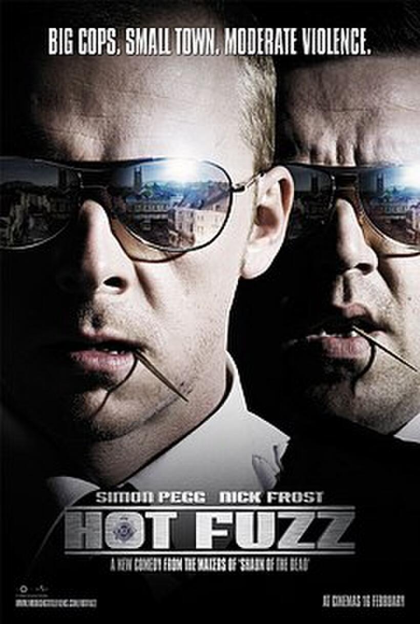 Poster art for "Hot Fuzz."