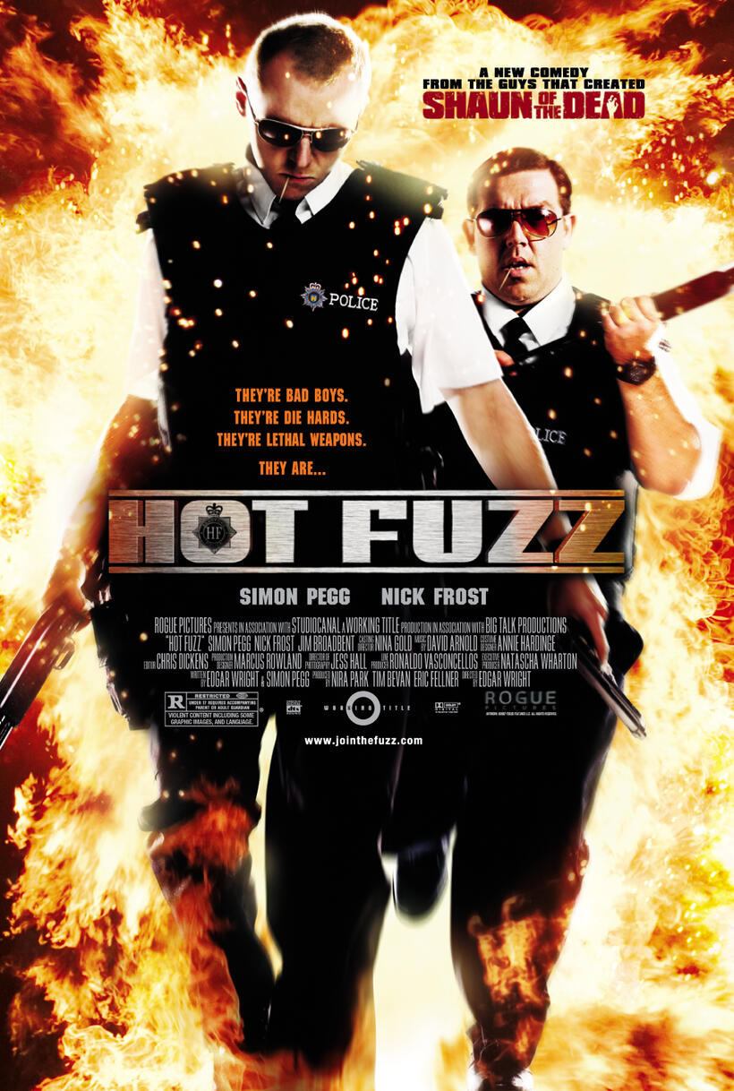 Poster art for "Hot Fuzz."